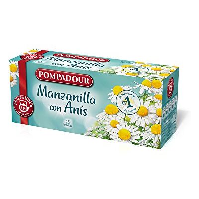 Pompadour , Camomilla con Anice, 25 Bustine, 33.75 gr Pompadour , Camomilla con Anice, 25 Bustine, 33.75 gr