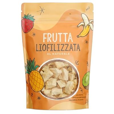 ITALIA SPEZIE Ananas Liofilizzato a Pezzi 100g – Frutta Croccante dal Gusto Dolce e Tropicale – Per Snack, Yogurt, Porridge, Dolci, Gelati e Decorazioni – ITALIA SPEZIE Ananas Liofilizzato a Pezzi 100g – Frutta Croccante dal Gusto Dolce e Tropicale – Per Snack, Yogurt, Porridge, Dolci, Gelati e Decorazioni –