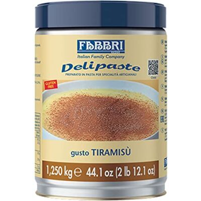 Fabbri DELIPASTE TIRAMISÙ 1,25 KG PREPARATO IN PASTA PER SPECIALITÀ ARTIGIANALI Fabbri DELIPASTE TIRAMISÙ 1,25 KG PREPARATO IN PASTA PER SPECIALITÀ ARTIGIANALI