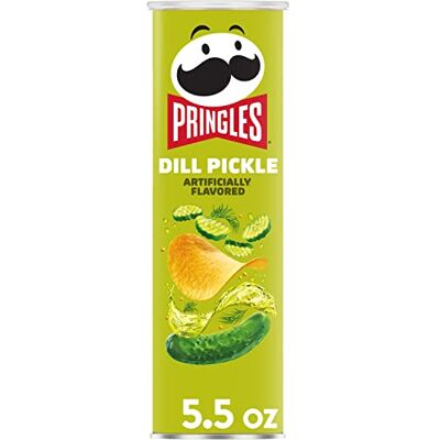 Pringles al cetirolo sott'aceto 168gr Pringles al cetirolo sott'aceto 168gr