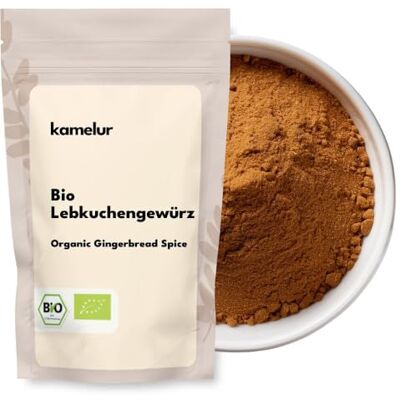 Kamelur 250g di BIO spezia di pan di zenzero miscela di spezie aromatiche per il piacere invernale, senza additivi ideale per il pan di zenzero confezionato in imballaggi biodegradabili Kamelur 250g di BIO spezia di pan di zenzero miscela di spezie aromatiche per il piacere invernale, senza additivi ideale per il pan di zenzero confezionato in imballaggi biodegradabili