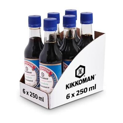 Kikkoman Salsa di Soia Senza Glutine 6x250 ml Kikkoman Salsa di Soia Senza Glutine 6x250 ml