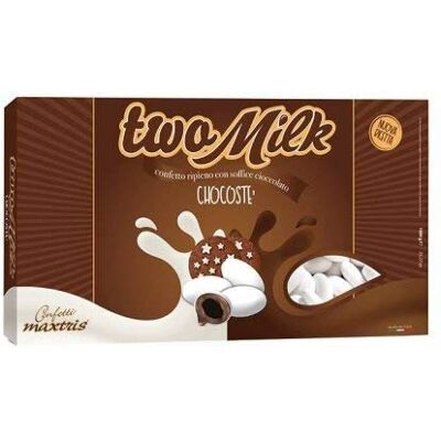 Maxtris TwoMilk Chocostè - Confetti, Senza Glutine, 1kg Maxtris TwoMilk Chocostè - Confetti, Senza Glutine, 1kg