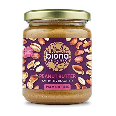 Biona Peanut Butter Smooth No Added Salt 2 x 250g Biona Peanut Butter Smooth No Added Salt 2 x 250g