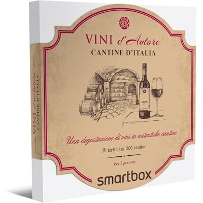 SMARTBOX - Cantine d'Italia - Degustazione di vini - per 2 persone - Gift box SMARTBOX - Cantine d'Italia - Degustazione di vini - per 2 persone - Gift box