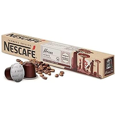 NESCAFE caffè agricoltori origini Africa 10 capsule 55 grammi NESCAFE caffè agricoltori origini Africa 10 capsule 55 grammi