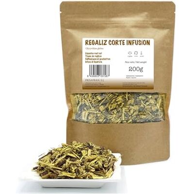 FRISAFRAN Liquirizia CORTE DI INFUSIONE Tè alla radice di legno dolce Direttamente dal produttore 200g Tè di liquirizia Infuso liquirizia FRISAFRAN Liquirizia CORTE DI INFUSIONE Tè alla radice di legno dolce Direttamente dal produttore 200g Tè di liquirizia Infuso liquirizia