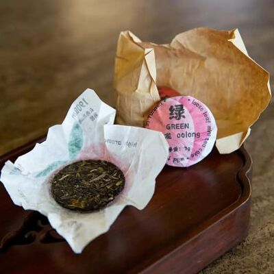 TEA SOUL Tè Oolong Mini Torte Green 49 gr TEA SOUL Tè Oolong Mini Torte Green 49 gr