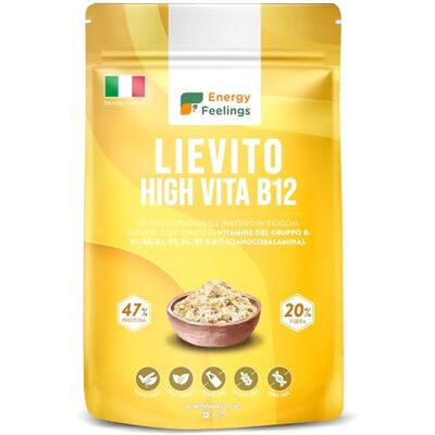 Energy Feelings Lievito Nutrizionale in Scaglie 250g, Lievito Alimentare con Vitamina B12, 51% Proteine, Integratore in Fiocchi Senza Glutine e Vegano Energy Feelings Lievito Nutrizionale in Scaglie 250g, Lievito Alimentare con Vitamina B12, 51% Proteine, Integratore in Fiocchi Senza Glutine e Vegano