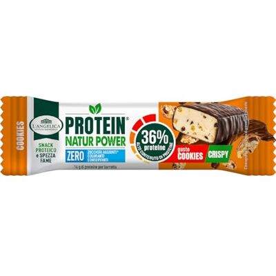 L'Angelica Barrette Proteiche Gusto Cookies, Barrette Proteiche Senza Zucchero e Senza Glutine, Snack Proteici Senza Conservanti e Coloranti, 24 Confezioni da 40 gr L'Angelica Barrette Proteiche Gusto Cookies, Barrette Proteiche Senza Zucchero e Senza Glutine, Snack Proteici Senza Conservanti e Coloranti, 24 Confezioni da 40 gr