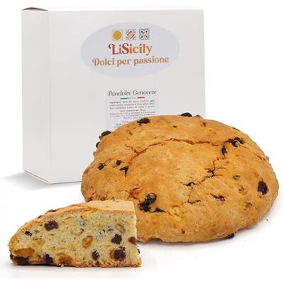 LiSicily dolci per passione LiSicily PANDOLCE GENOVESE BASSO (500 Gr) PRODUZIONE ARTIGIANALE Fresco Pandolce Basso Genovese interamente Fatto a Mano da Antica Tradizione Natalizia Ligure Pasticceria Artigianale LiSicily dolci per passione LiSicily PANDOLCE GENOVESE BASSO (500 Gr) PRODUZIONE ARTIGIANALE Fresco Pandolce Basso Genovese interamente Fatto a Mano da Antica Tradizione Natalizia Ligure Pasticceria Artigianale