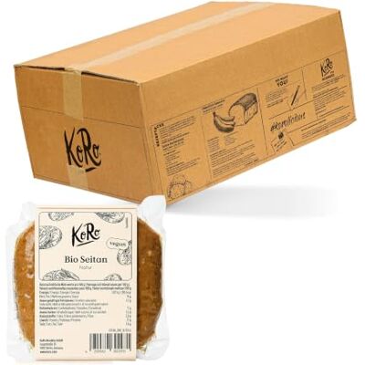 KoRo Bistecca di seitan vegan al naturale bio 12 x 250 g KoRo Bistecca di seitan vegan al naturale bio 12 x 250 g