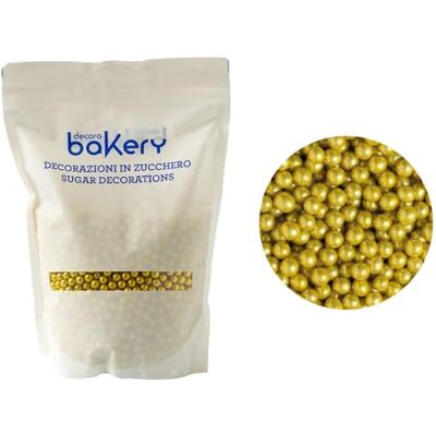 Bakery - Perle Di Zucchero Maxi Oro Metallizzato - Cake decorations Bakery - Perle Di Zucchero Maxi Oro Metallizzato - Cake decorations
