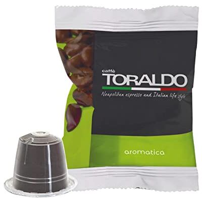caffè toraldo Neapolitan espresso and Italian life style 100 Capsule Compatibili Nespresso, Miscela Aromatica caffè toraldo Neapolitan espresso and Italian life style 100 Capsule Compatibili Nespresso, Miscela Aromatica