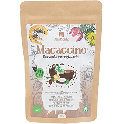 Erbavoglio Macaccino Bio 200 g Alimento biologico Un mix di maca e cacao biologici, perfetto per una bevanda energizzante e ricca di nutrienti, senza caffeina. Erbavoglio Macaccino Bio 200 g Alimento biologico Un mix di maca e cacao biologici, perfetto per una bevanda energizzante e ricca di nutrienti, senza caffeina.