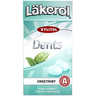 Cloetta Lakerol Dents Sweetmint pastillas 1 Caja of 36g Cloetta Lakerol Dents Sweetmint pastillas 1 Caja of 36g