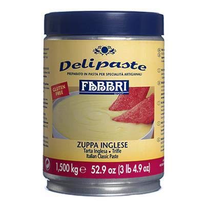 Fabbri DELIPASTE ZUPPA INGLESE 1,5 KG PREPARATO IN PASTA PER SPECIALITÀ ARTIGIANALI Fabbri DELIPASTE ZUPPA INGLESE 1,5 KG PREPARATO IN PASTA PER SPECIALITÀ ARTIGIANALI