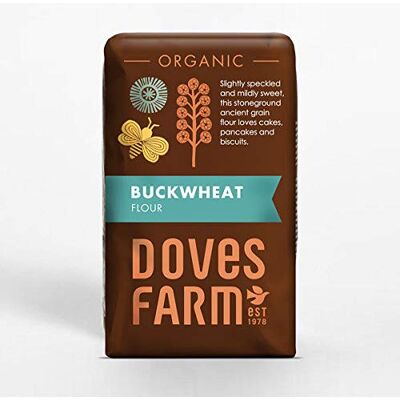 Doves Farm Farina Integrale Di Grano Saraceno (1Kg) (Confezione da 2) Doves Farm Farina Integrale Di Grano Saraceno (1Kg) (Confezione da 2)