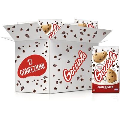 Pavesi Biscotti Frollini Gocciole Cioccolato, 12 Pack da 500 g Senza Olio di Palma Pavesi Biscotti Frollini Gocciole Cioccolato, 12 Pack da 500 g Senza Olio di Palma