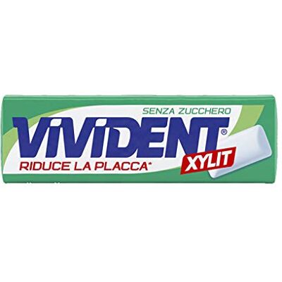 Perfetti Van Melle 10 PACCHETTI GOMME DA MASTICARE VIVIDENT XYLIT GREEN MINT CON XILITOLO VERDE Perfetti Van Melle 10 PACCHETTI GOMME DA MASTICARE VIVIDENT XYLIT GREEN MINT CON XILITOLO VERDE