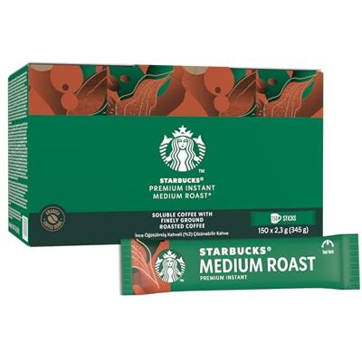 Starbucks Premium Instant Espresso Medium Roast 150 Bustine 345g Starbucks Premium Instant Espresso Medium Roast 150 Bustine 345g