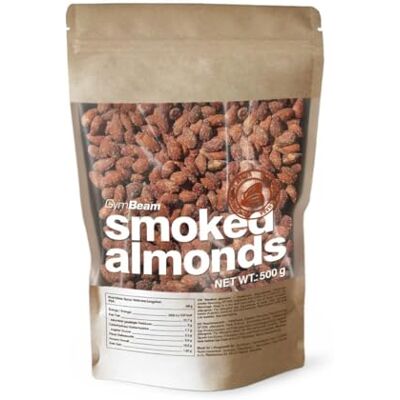 GymBeam Mandorle Sgusciate Affumicate 500g, Snack Salato Ricco di Proteine e Fibre, Alternativa Sana a Crackers e Patatine, Perfette per Feste e Maratone di Serie TV GymBeam Mandorle Sgusciate Affumicate 500g, Snack Salato Ricco di Proteine e Fibre, Alternativa Sana a Crackers e Patatine, Perfette per Feste e Maratone di Serie TV