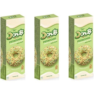 Zeus Party Donuts al Pistacchio Soffici Come al Bar Non Fritti Confezioni da 3 Ciambelle 111g Glassate al Pistacchio (3) Zeus Party Donuts al Pistacchio Soffici Come al Bar Non Fritti Confezioni da 3 Ciambelle 111g Glassate al Pistacchio (3)