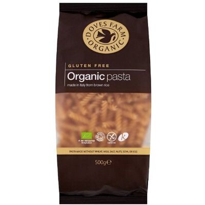 Doves Farm Fusilli di Riso Integrale Bio 4 X 500G Doves Farm Fusilli di Riso Integrale Bio 4 X 500G