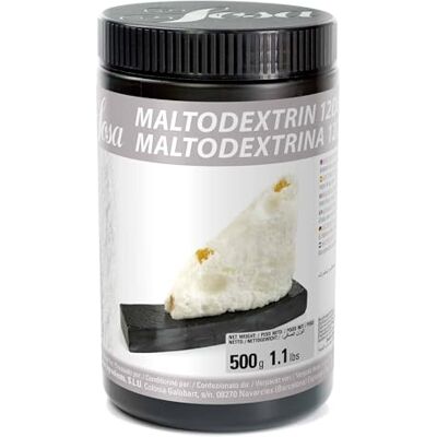 SOSA Maltodextrin 12 Dextrose Equivalent 21.16 oz' deal for Baking and Bulking 500 Grams SOSA Maltodextrin 12 Dextrose Equivalent 21.16 oz' deal for Baking and Bulking 500 Grams