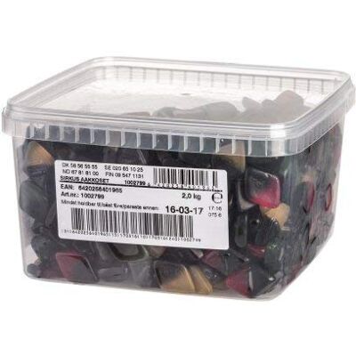 Cloetta Sirkusaakkoset pick&mix Gommoso 1 Scatola of 2kg Cloetta Sirkusaakkoset pick&mix Gommoso 1 Scatola of 2kg