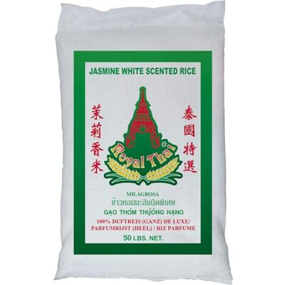Royal Thai RICE Riso al gelsomino a chicco lungo 1 X 22,7 KG Royal Thai RICE Riso al gelsomino a chicco lungo 1 X 22,7 KG