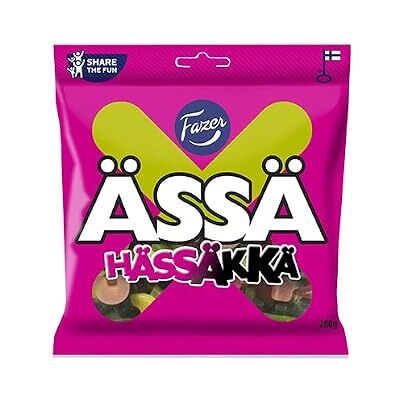 Fazer Assa Fruit e Salato Liquorice Candy Miscelati 1 Packung von 280 g 9,9 Unzen Fazer Assa Fruit e Salato Liquorice Candy Miscelati 1 Packung von 280 g 9,9 Unzen