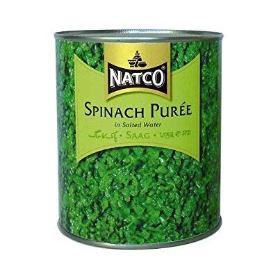 Natco Purea di spinaci – 795 g – (confezione da 4) Natco Purea di spinaci – 795 g – (confezione da 4)