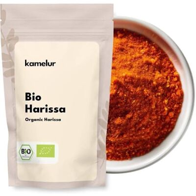 Kamelur 500g miscela di spezie Harissa BIO per la produzione di pasta Harissa spezia Harissa BIO in confezione biodegradabile Kamelur 500g miscela di spezie Harissa BIO per la produzione di pasta Harissa spezia Harissa BIO in confezione biodegradabile