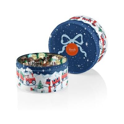 Venchi , Cappelliera Grande di Natale, 36 Cioccolatini, Senza Glutine, 400 g Venchi , Cappelliera Grande di Natale, 36 Cioccolatini, Senza Glutine, 400 g