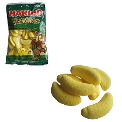 HARIBO Banane Banana Caramella Caramella Crunchy Banana Con Nucleo Morbido Caramella Banana 8.46 Oncia Totale 240 Grammi Totale HARIBO Banane Banana Caramella Caramella Crunchy Banana Con Nucleo Morbido Caramella Banana 8.46 Oncia Totale 240 Grammi Totale