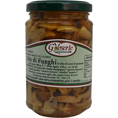Il Cesto Funghi alla Boscaiola in Olio con Peperoncino, Prezzemolo, Aglio Prodotti Tipici (300 Grammi) Il Cesto Funghi alla Boscaiola in Olio con Peperoncino, Prezzemolo, Aglio Prodotti Tipici (300 Grammi)