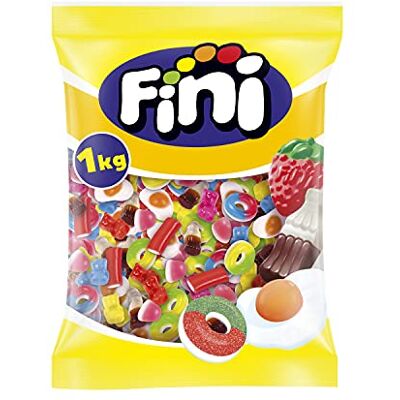 Fini Golosinas Mix Goma Brillo 1kg Fini Golosinas Mix Goma Brillo 1kg