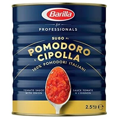 Barilla Sugo Sugo al Pomodoro e Cipolla Latta da 2500g Food Sevice Barilla Sugo Sugo al Pomodoro e Cipolla Latta da 2500g Food Sevice