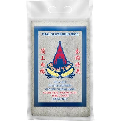 Royal Thai RICE Riso appiccicoso 4,5 kg, 1 unità Royal Thai RICE Riso appiccicoso 4,5 kg, 1 unità