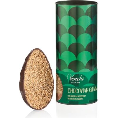 Venchi Uovo di Cioccolato Chocoviar Gianduia, 330 Gr, con "Nocciola Piemonte IGP", Senza Glutine, con Sorpresa, Collezione Pasqua , Idea Regalo Venchi Uovo di Cioccolato Chocoviar Gianduia, 330 Gr, con "Nocciola Piemonte IGP", Senza Glutine, con Sorpresa, Collezione Pasqua , Idea Regalo