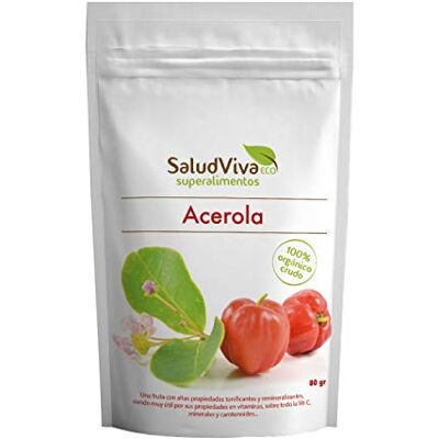 Salud Viva Acerola Modello - Biologico 80g Integratore Salud Viva Acerola Modello - Biologico 80g Integratore