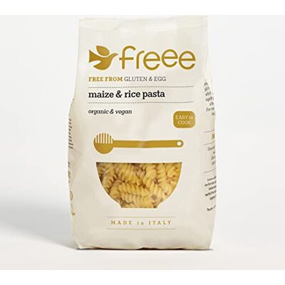 Doves Farm Org Fusilli di mais e riso, 500 g x 5 (confezione da 5) Doves Farm Org Fusilli di mais e riso, 500 g x 5 (confezione da 5)