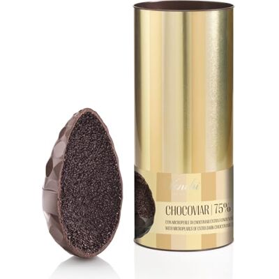 Venchi Uovo di Cioccolato Chocoviar 75%, 350 Gr, Gusto Cioccolato Extra Fondente con Microperle di Chocoviar, Senza Glutine, con Sorpresa, Collezione Pasqua , Idea Regalo Venchi Uovo di Cioccolato Chocoviar 75%, 350 Gr, Gusto Cioccolato Extra Fondente con Microperle di Chocoviar, Senza Glutine, con Sorpresa, Collezione Pasqua , Idea Regalo