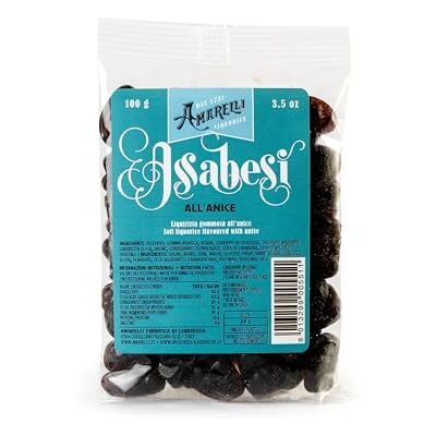 AMARELLI Assabesi all’Anice 100g – Liquirizia Pura Artigianale con Anice, Gusto Intenso e Speziato, Confezione Tascabile AMARELLI Assabesi all’Anice 100g – Liquirizia Pura Artigianale con Anice, Gusto Intenso e Speziato, Confezione Tascabile