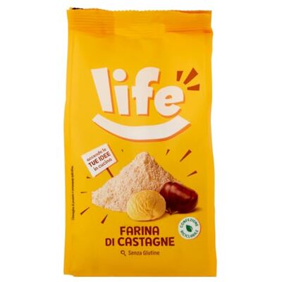 Life Farina Di Castagne 20 X 250G, Farina Di Castagna Senza Glutine, Farina Di Castagne Per Dolci, Prodotto Adatto Ai Vegani, Ideale Per Ricette Senza Glutine 250 g Life Farina Di Castagne 20 X 250G, Farina Di Castagna Senza Glutine, Farina Di Castagne Per Dolci, Prodotto Adatto Ai Vegani, Ideale Per Ricette Senza Glutine 250 g