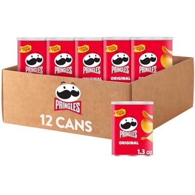 Pringles Original Small Stacks, 1.3 Ounce (Pack of 12) Pringles Original Small Stacks, 1.3 Ounce (Pack of 12)