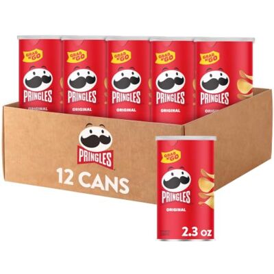 Pringles Original Grab and Go Pack, 2.36 Ounce (Pack of 12) Pringles Original Grab and Go Pack, 2.36 Ounce (Pack of 12)