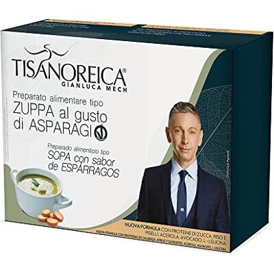 Gianluca Mech Tisanoreica Zuppa Proteica Asparagi, 136gr Gianluca Mech Tisanoreica Zuppa Proteica Asparagi, 136gr