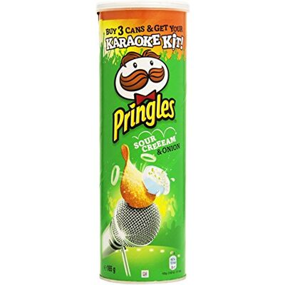 Pringles Snack Salato al Gusto di Panna Acida e Cipolla 165 gr Pringles Snack Salato al Gusto di Panna Acida e Cipolla 165 gr